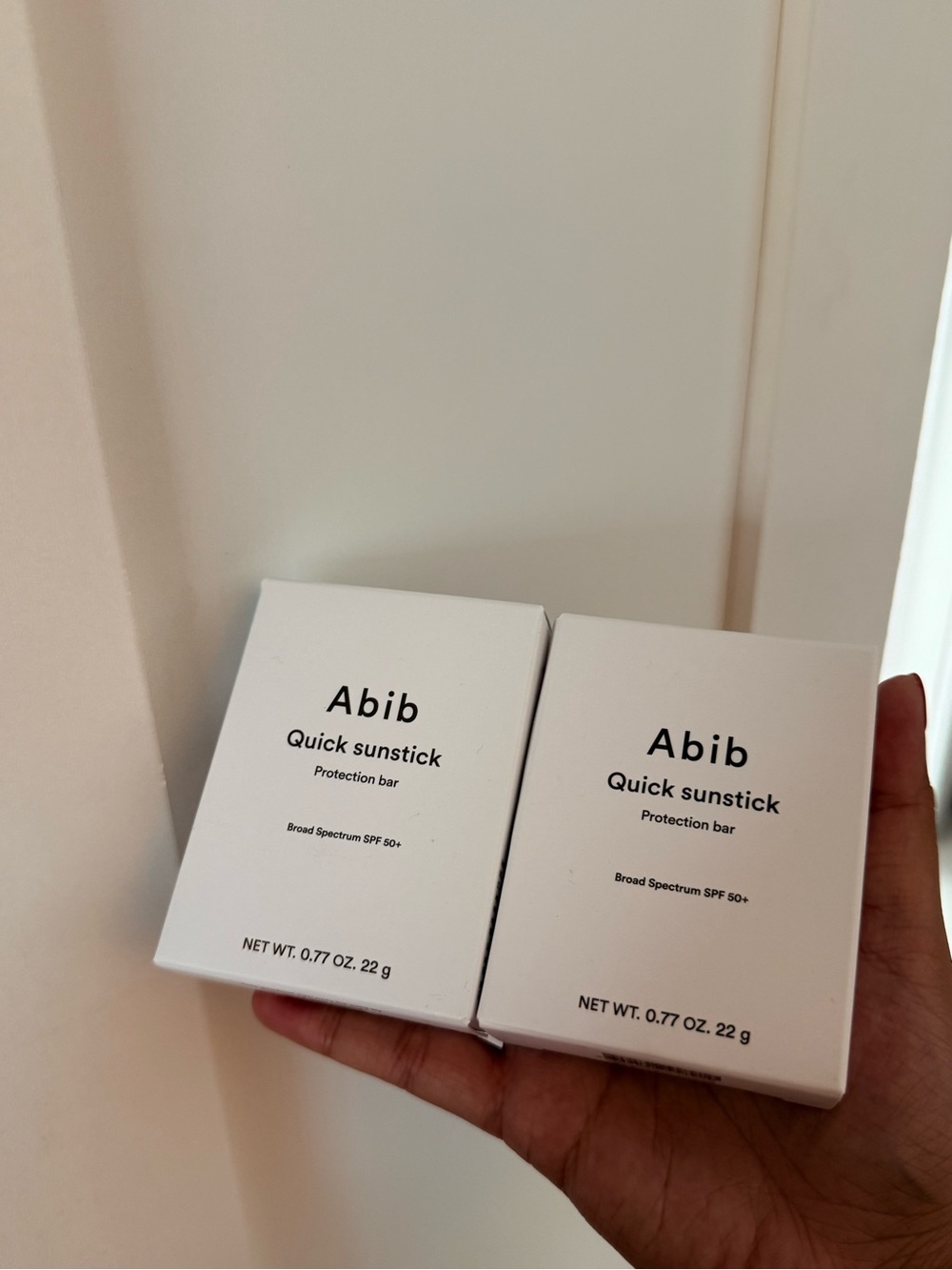 ABIB Quick Sunstick SPF 50+ — White Protection Bar